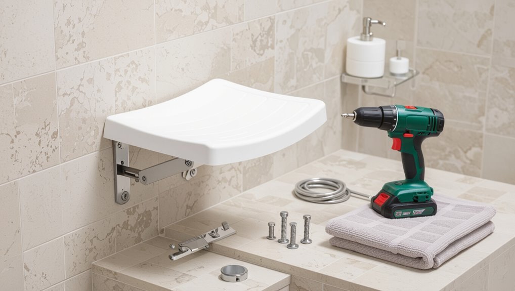 shower seat installation safety