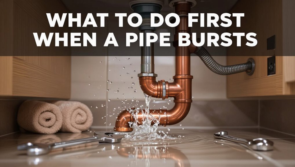 shut main valve immediately