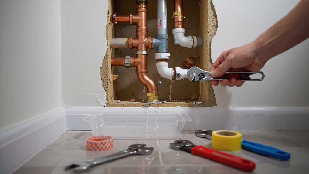 shut off water evacuate