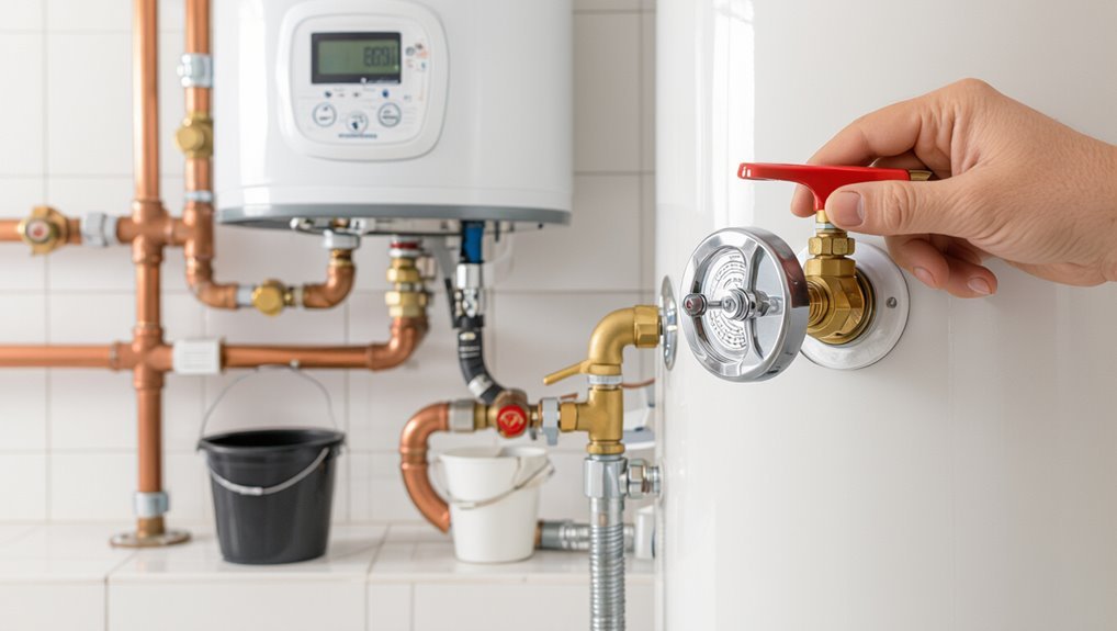 shut off water heater