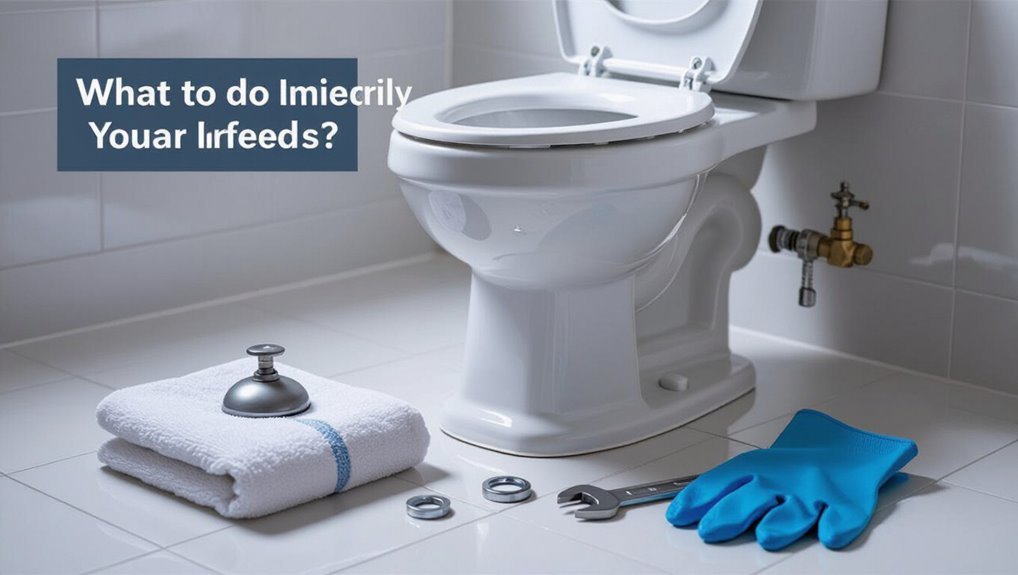 shut off water immediately