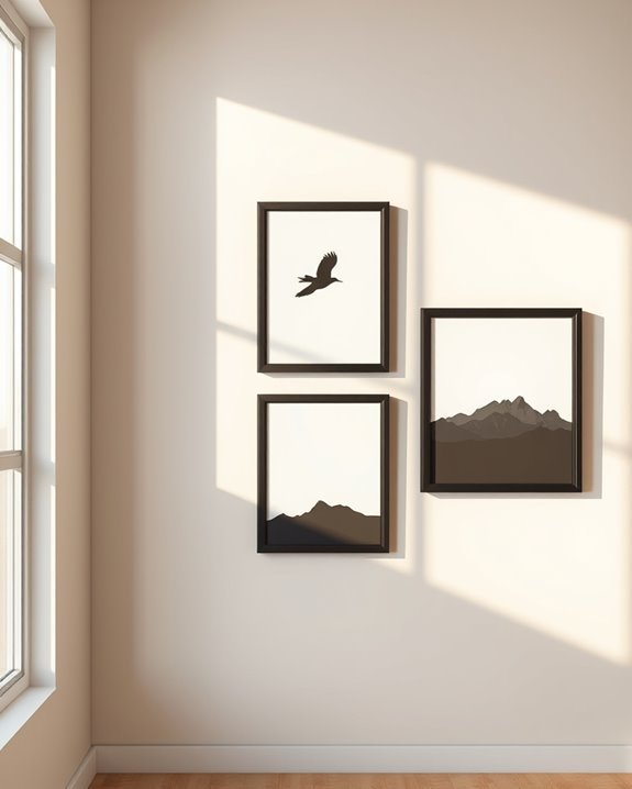 silhouette portraits and nature