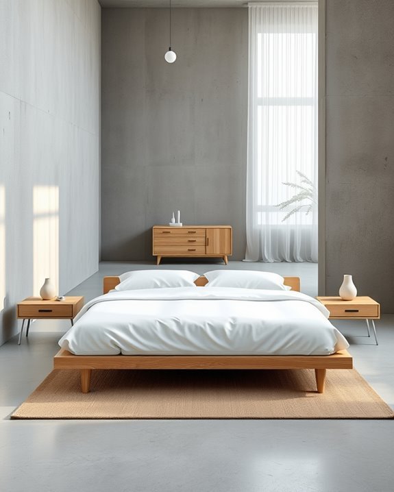 simplicity enhances concrete decor