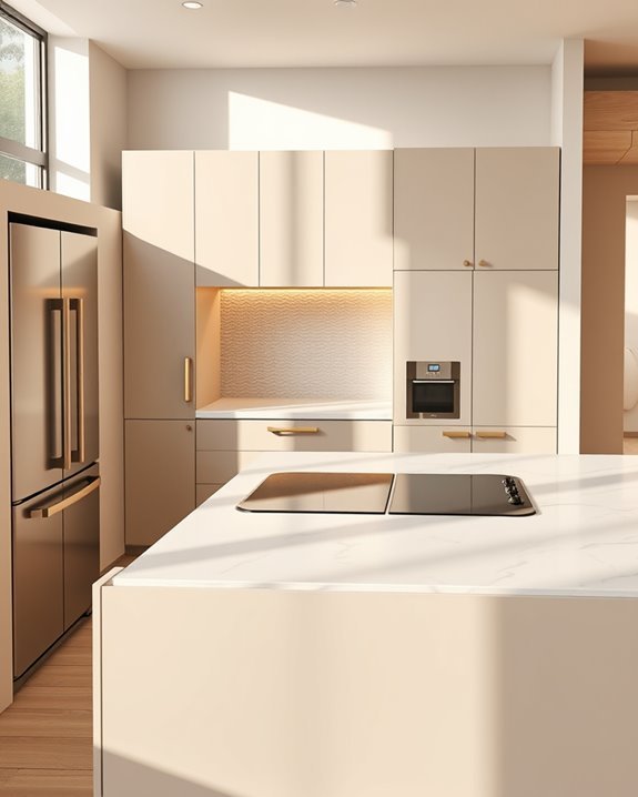 sleek functional kitchen design