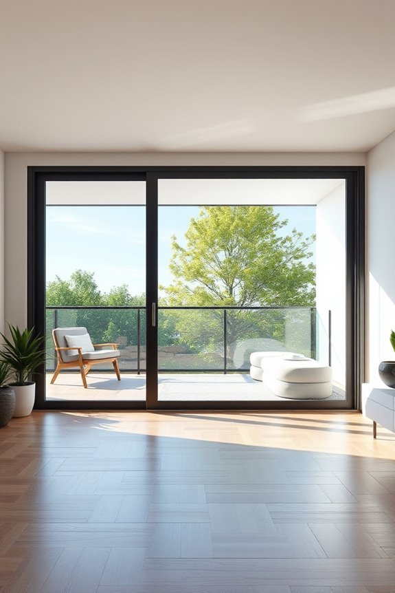 sleek functional stylish entrance