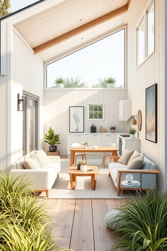 sleek minimalism natural warmth