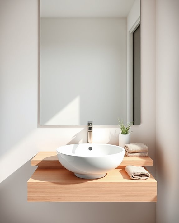 sleek minimalist sink designs