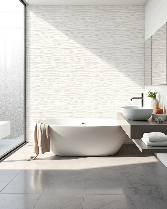 sleek modern bathroom transformation