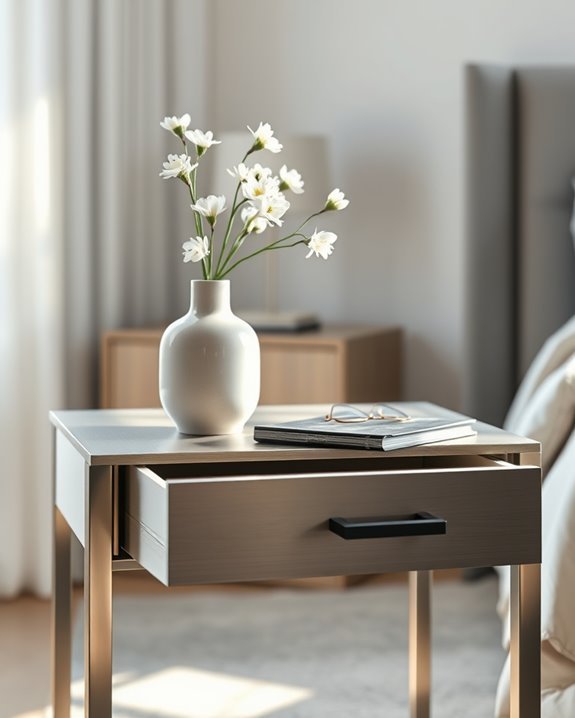 sleek modern metal design