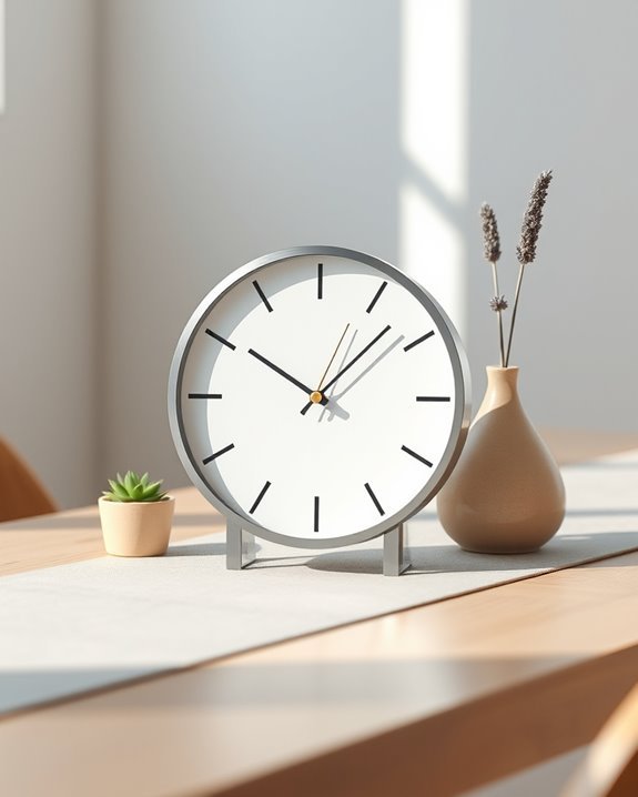 sleek modern tabletop aesthetics