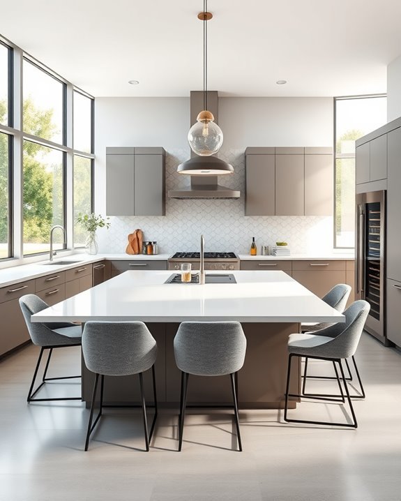 sleek sophisticated kitchen design