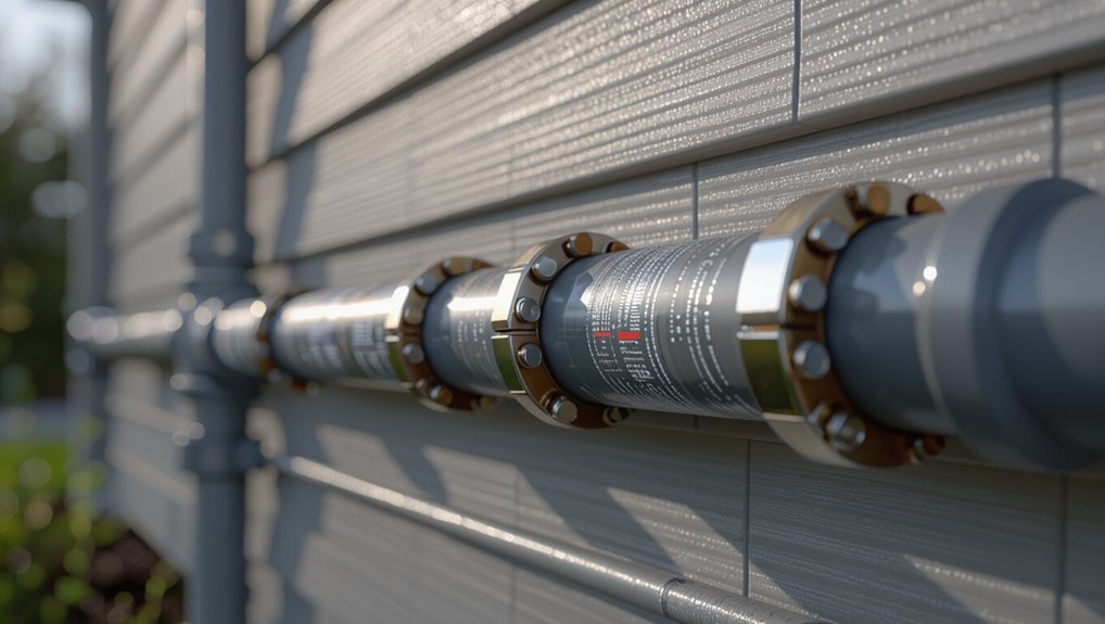 slim electrical heating for pipes