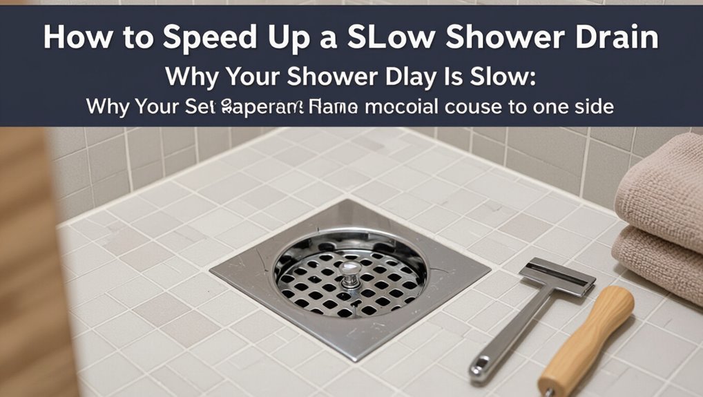slow shower drain causes