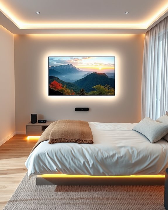 smart lighting enhances ambiance