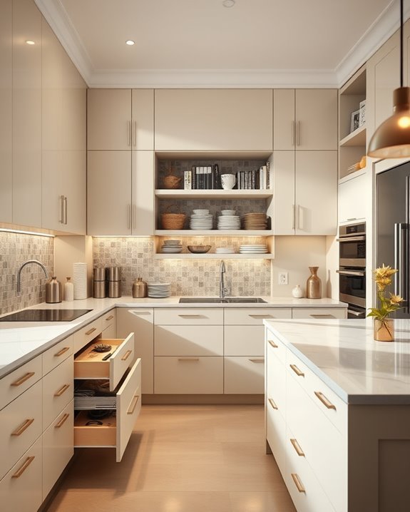 smart stylish kitchen storage