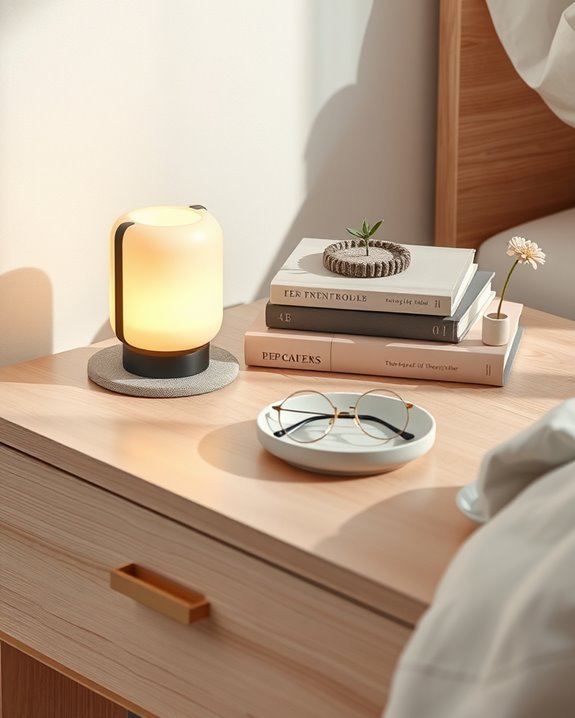 soft glow bedside lighting