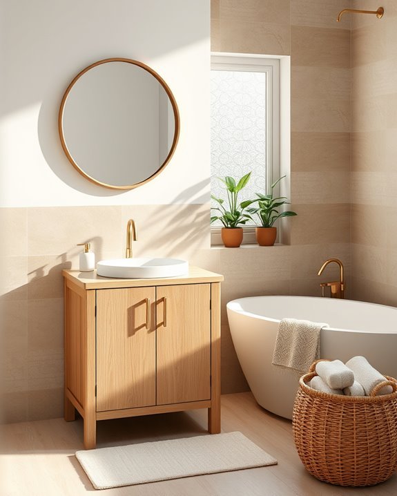 soft natural materials enhance tranquility