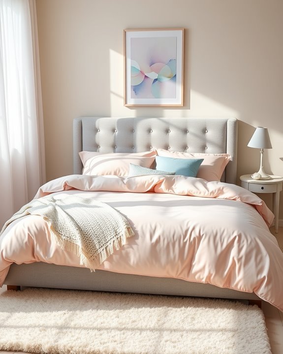 soft pastel bedding ideas