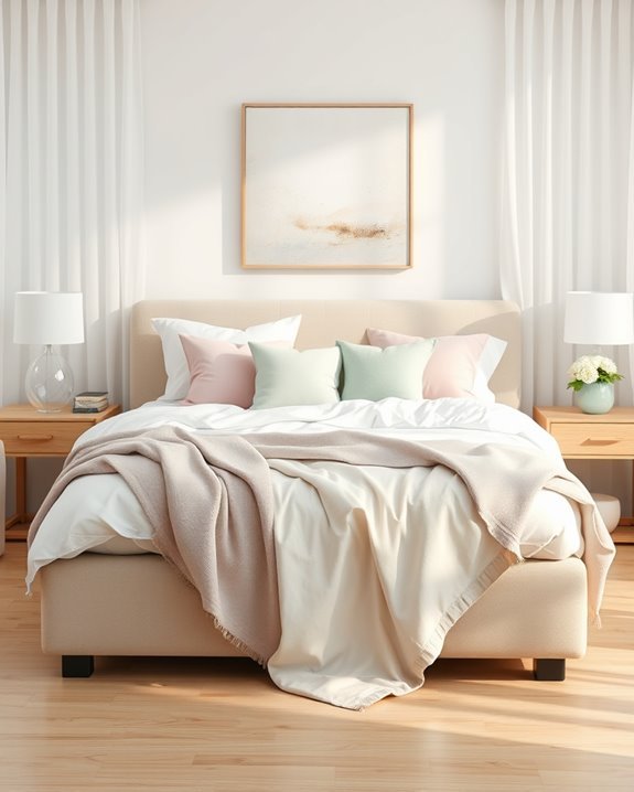 soft pastel decor accents