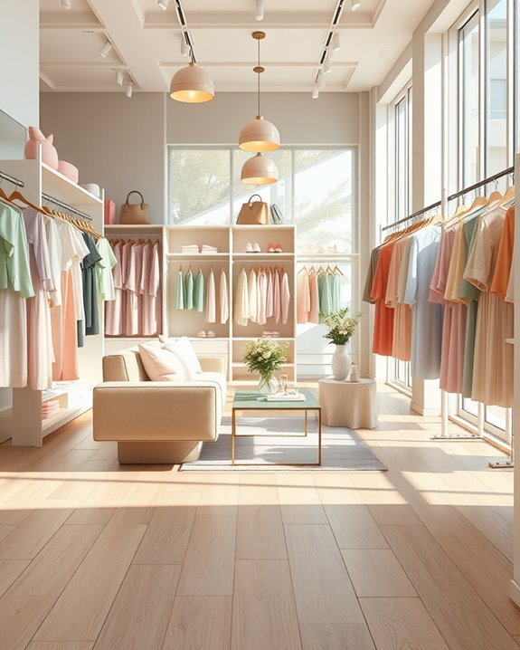soft pastel fashion ambiance