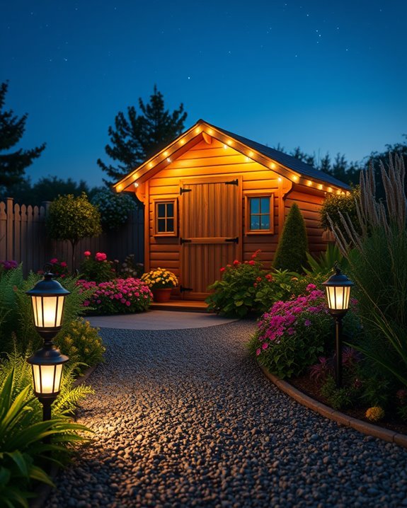 solar lights for sheds