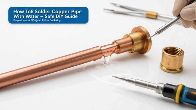 soldering live copper pipe