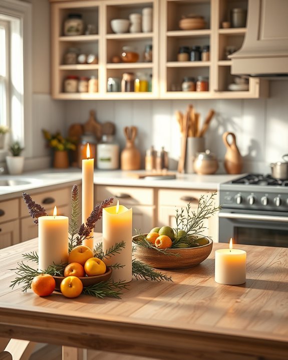 soothing kitchen candle aromas