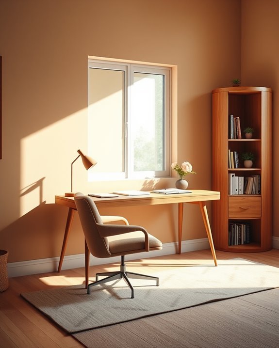 soothing versatile home office