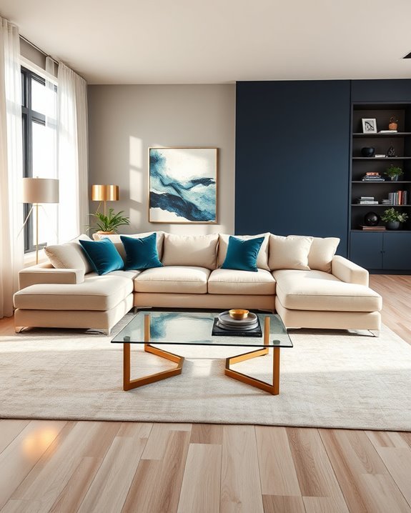 sophisticated color blocking techniques