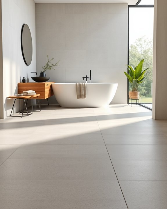 sophisticated matte finish tiles