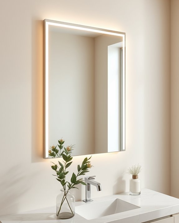sophisticated smart mirror features