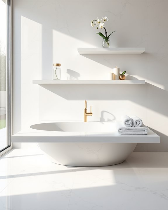 sophisticated storage solution displayed