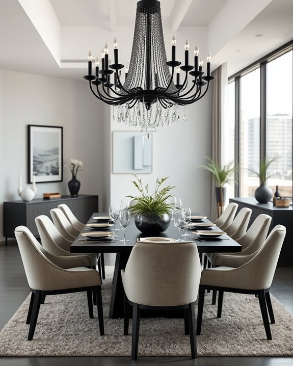 sophisticated urban dining ambiance