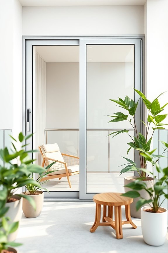 soundproof sliding balcony doors