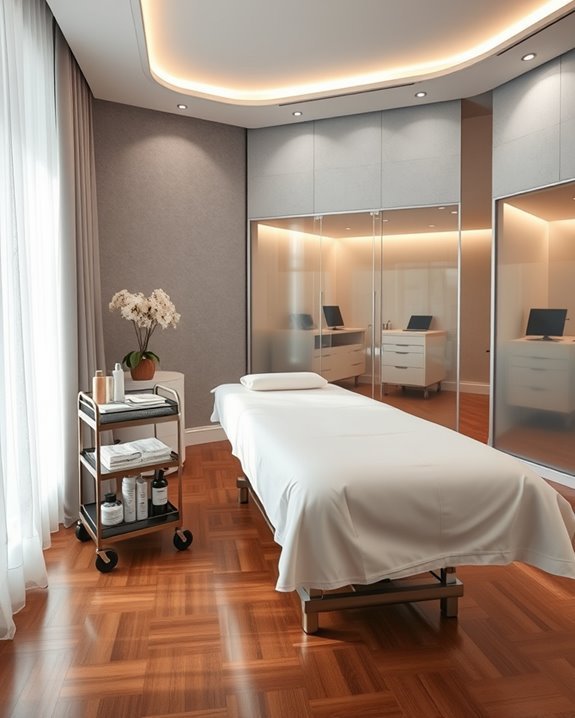 soundproof treatment areas enhance tranquility