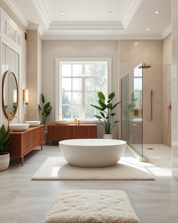 spa inspired bathroom retreat