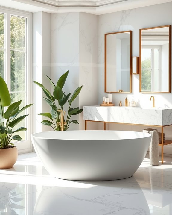 spa inspired bathroom retreat