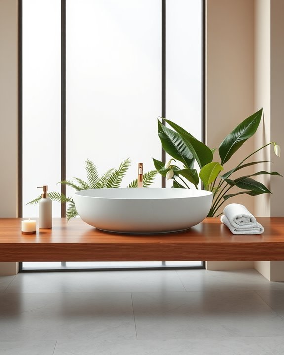 spa inspired bathroom sanctuary
