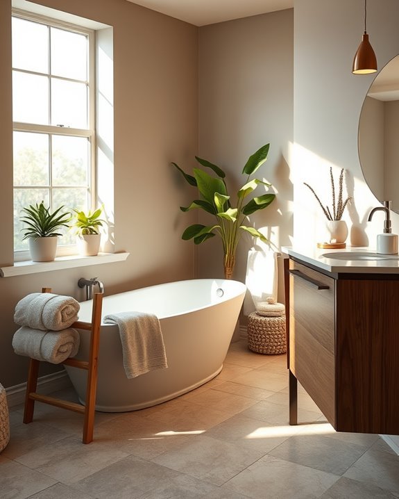 spa like relaxation environment created