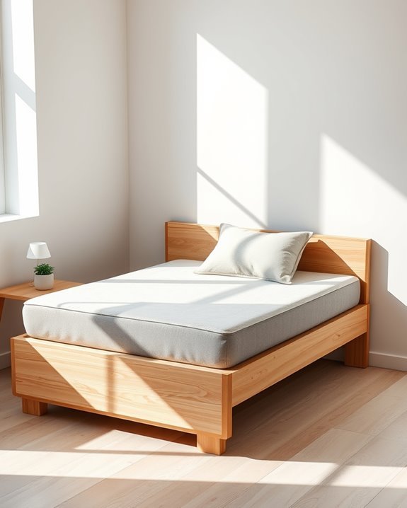space saving foldable bed