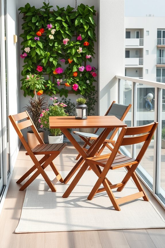 space saving outdoor furniture solutions