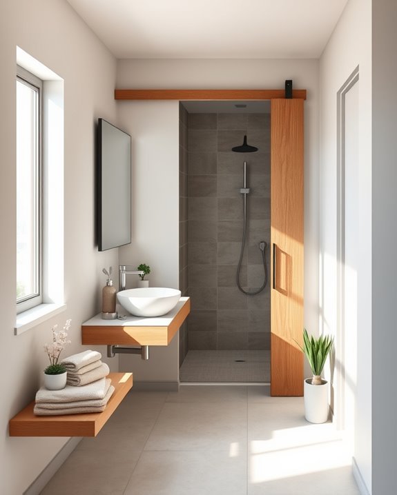 space saving rustic charm