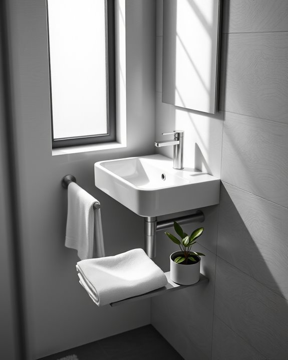 space saving sink design