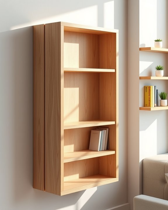 space saving stylish bookshelves