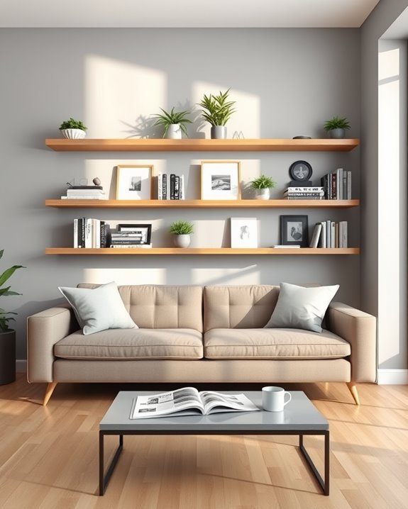 space saving wall decor solutions