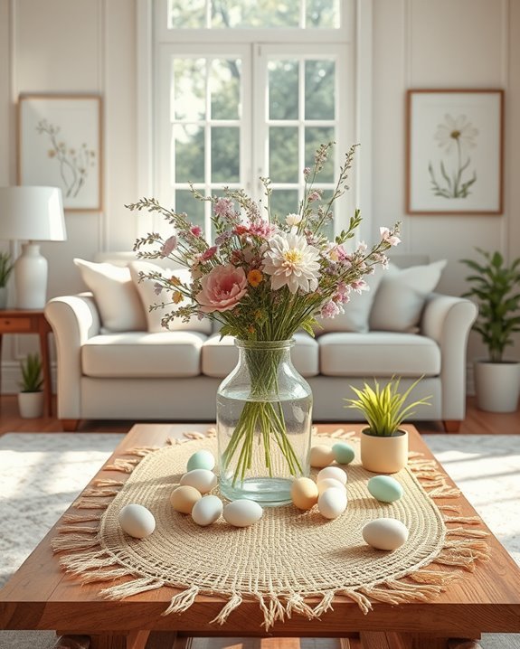 spring inspired indoor decor