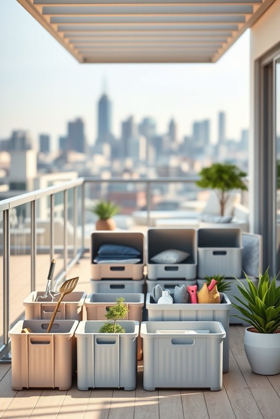 stackable outdoor storage solution