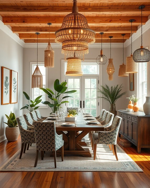 statement lighting for ambiance