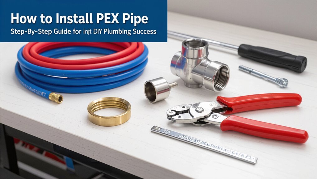 step by step pex plumbing installation