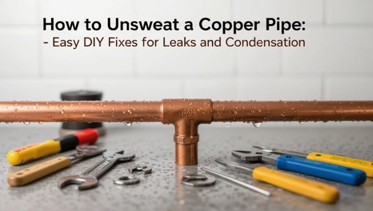 stop copper pipe sweating